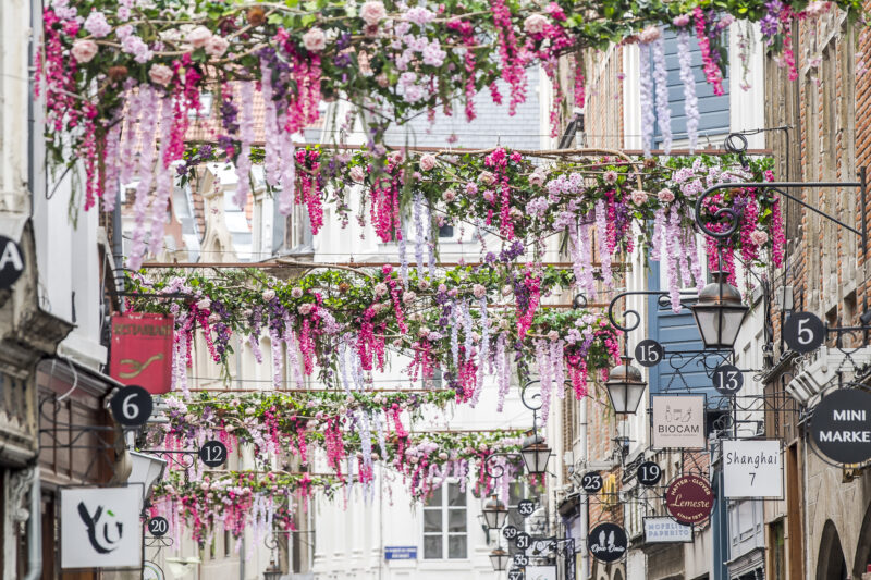 Commerce en fleur
