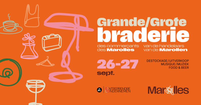 La grande braderie des commerçants des Marolles